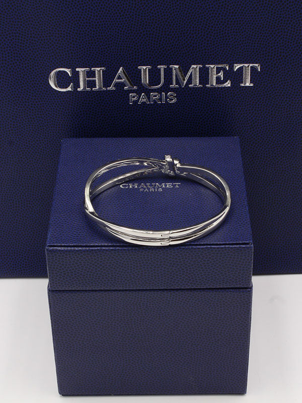 اسوارة شومية اكس زركون بانقل دبل لوقو اسواره chaumet  