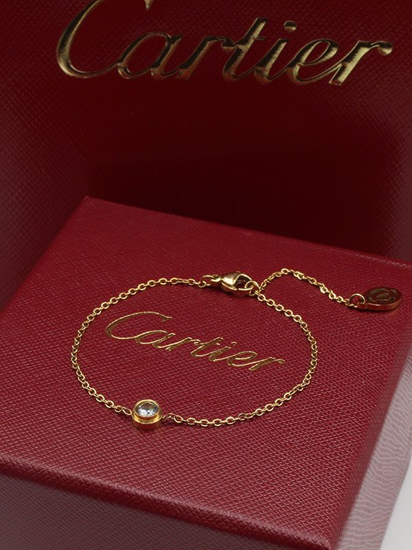 اسواره كارتير ناعم ون ستون اسواره CARTIER ذهبي 