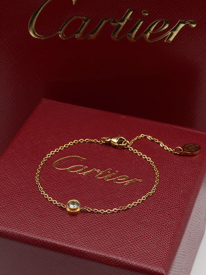 اسواره كارتير ناعم ون ستون اسواره CARTIER ذهبي 