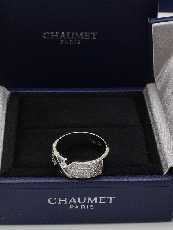 خاتم شومية زركون لوقو خواتم chaumet  