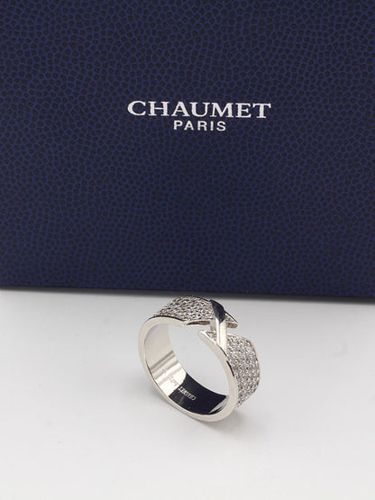 خاتم شومية زركون لوقو خواتم chaumet  