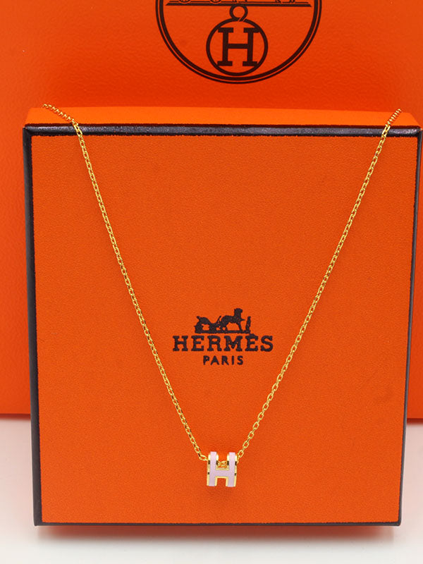 سلسال هيرمز ميني سلسال HERMES وردي 