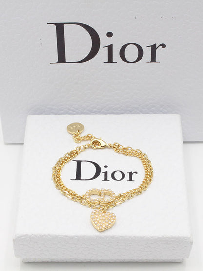 اسواره ديور نيو بيرل.دبل لاين اسواره dior ذهبي