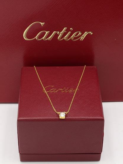 سلسال كارتير سوليتير ستون زركون لوقو سلسال CARTIER  