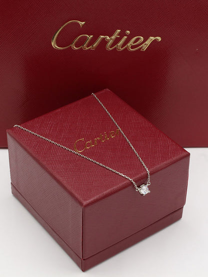 سلسال كارتير سوليتير ستون زركون لوقو سلسال CARTIER  