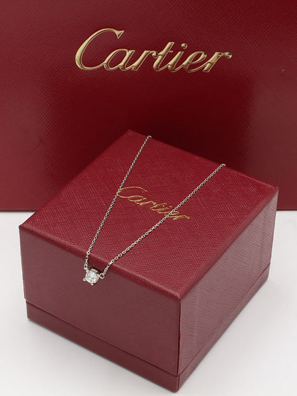 سلسال كارتير سوليتير ستون زركون لوقو سلسال CARTIER  