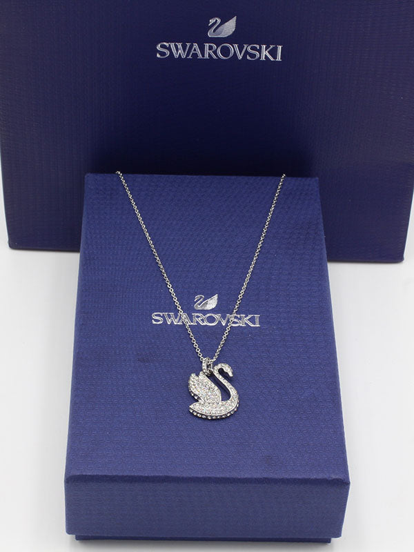 سلسال سواروفسكي سوان زركون كبير سلسال Swarovski  