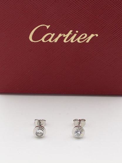 حلق كارتير ون ستون صعير حلق CARTIER  