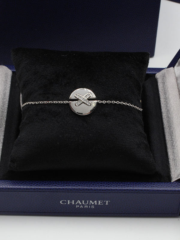 اسوارة شومية اكس زركون ناعم لوقو اسواره chaumet  