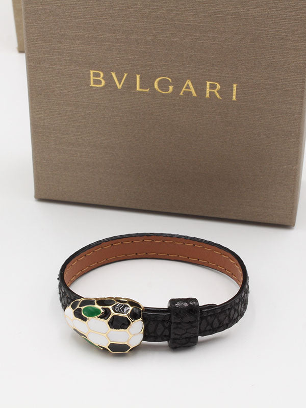 اساور بولغاري جلد اسود اسواره bvlgari اسود