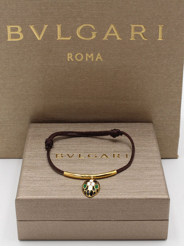 اسواره بولغاري خيط الجديده اسواره bvlgari بني