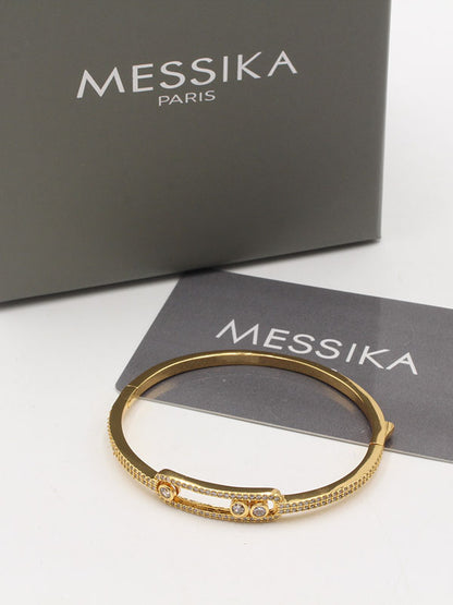 اساور ميسيكا بانقل سلفر اند قولد اسواره messika
