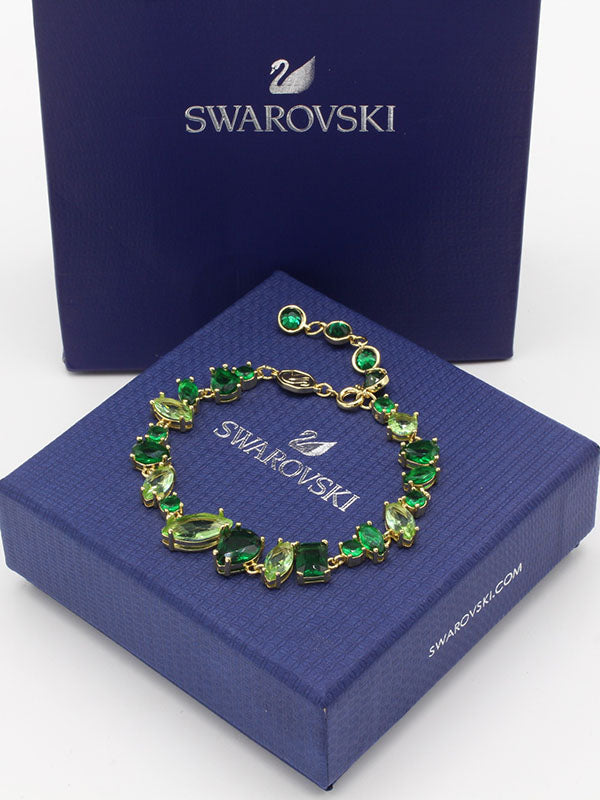 اساور سواروفسكي اخضر زركون اسواره Swarovski