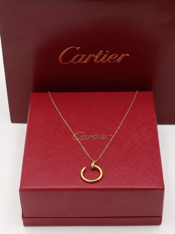 سلسال كارتير مسمار وسط لوقو سلسال CARTIER ذهبي