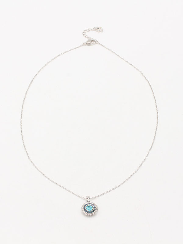 سلسال سواروفسكي بلو ستون سمبل سلسال Swarovski