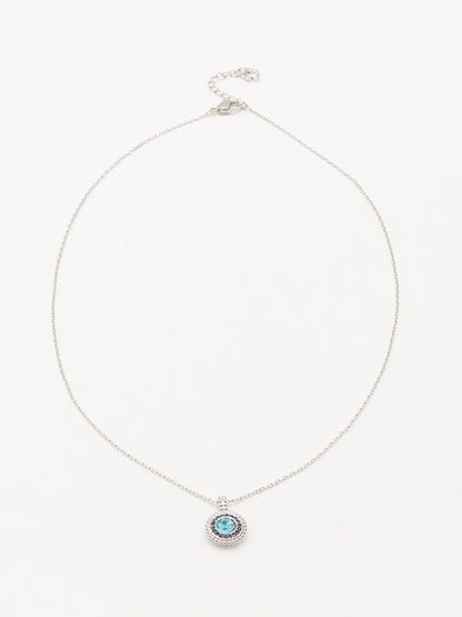 سلسال سواروفسكي بلو ستون سمبل سلسال Swarovski