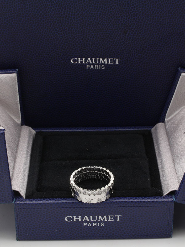 خواتم شومية 3 دبل زركون لوقو خواتم chaumet فضي 5