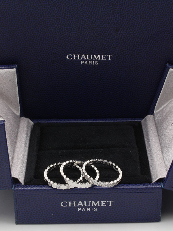 خواتم شومية 3 دبل زركون لوقو خواتم chaumet