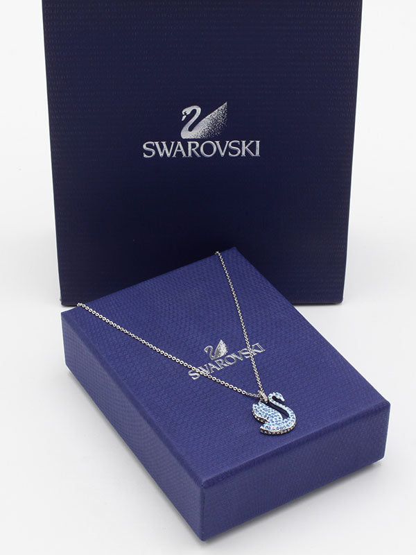 سلسال سواروفسكي سوان سماوي زركون سلسال Swarovski