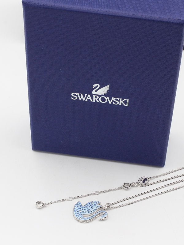 سلسال سواروفسكي سوان سماوي زركون سلسال Swarovski