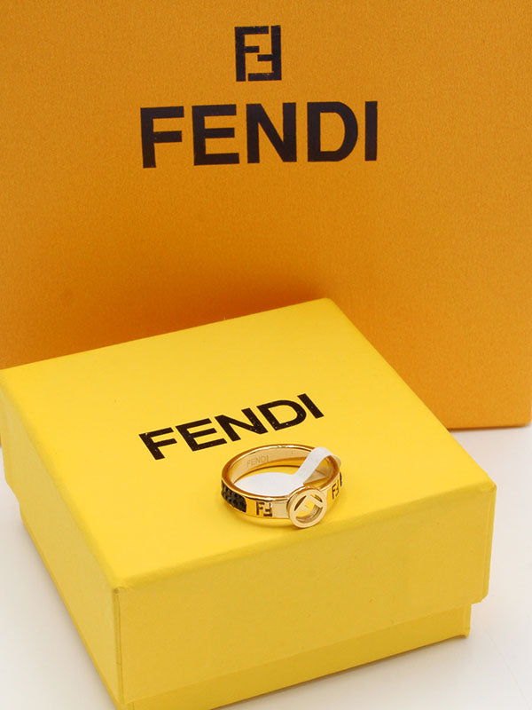 خاتم فندي سيركل كريستال خواتم fendi