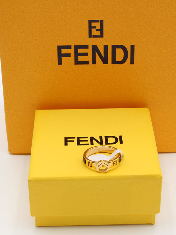 خاتم فندي سيركل كريستال خواتم fendi