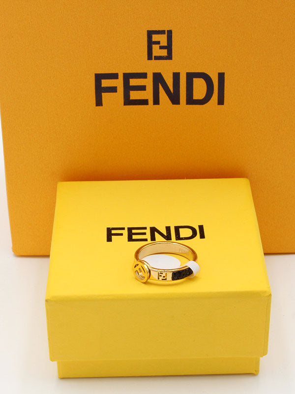 خاتم فندي سيركل كريستال خواتم fendi