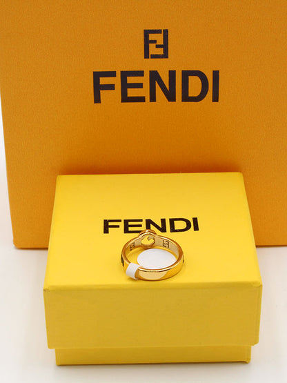 خاتم فندي سيركل كريستال خواتم fendi