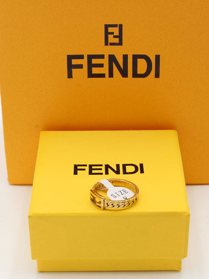 خاتم فندي سكوير لوقو خواتم fendi