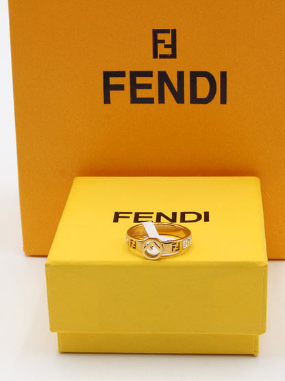 خاتم فندي سيركل كريستال خواتم fendi