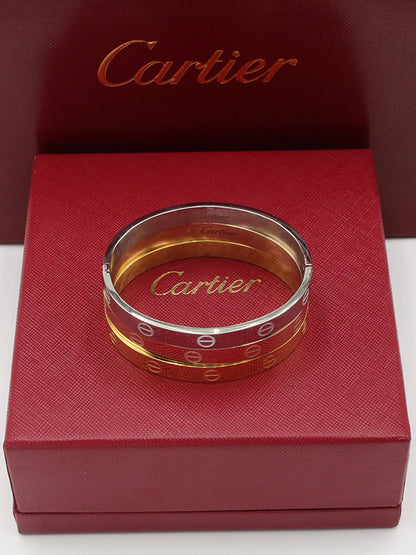 اساور كارتير 3 قطع عريضة مقاس كبير اسواره CARTIER