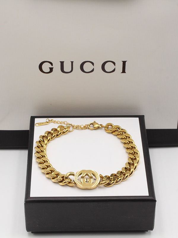 اسواره قوتشي جنزير ذهبي اسواره gucci ذهبي