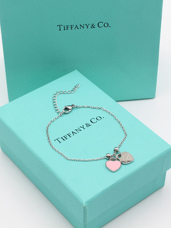 اسواره تيفاني قلبين اسواره tiffany