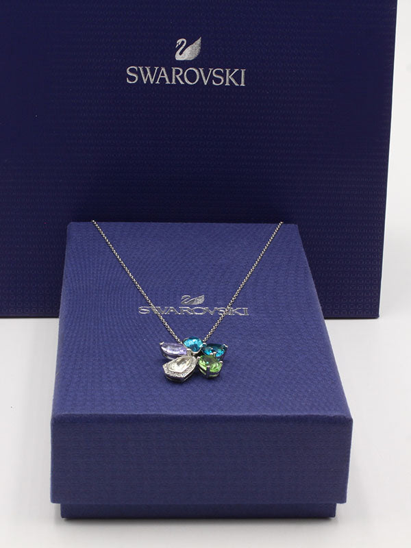 سلسال سواروفسكي فراشة بلو ستونز سلسال Swarovski