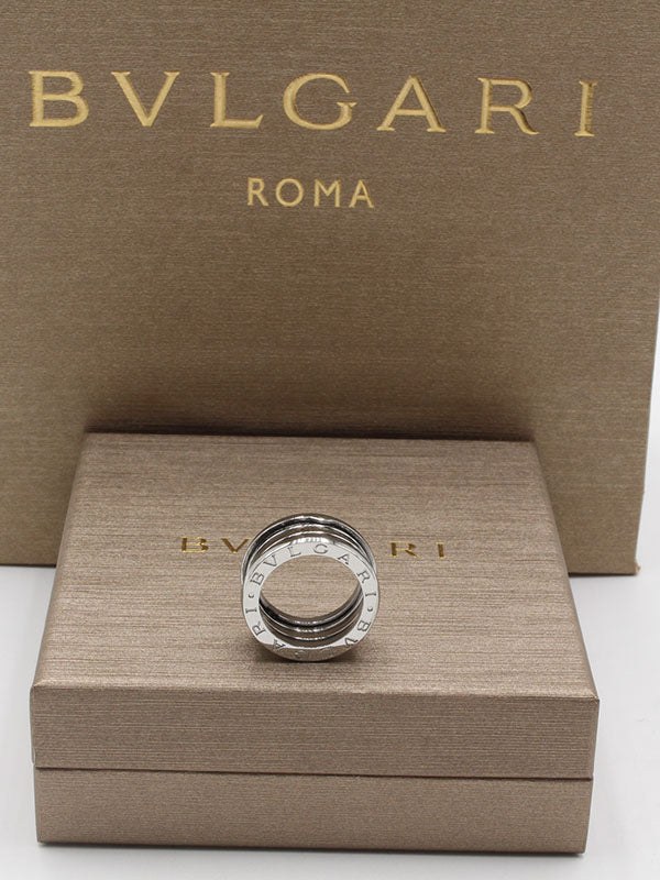 دبلة بولغاري عريضه ميتال خواتم bvlgari