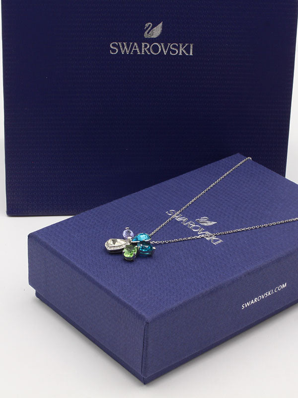 سلسال سواروفسكي فراشة بلو ستونز سلسال Swarovski