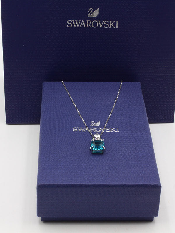 سلسال سواروفسكي بلو سكوير سلسال Swarovski