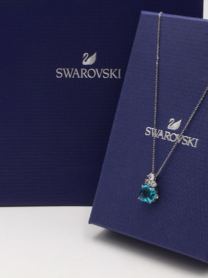 سلسال سواروفسكي بلو سكوير سلسال Swarovski