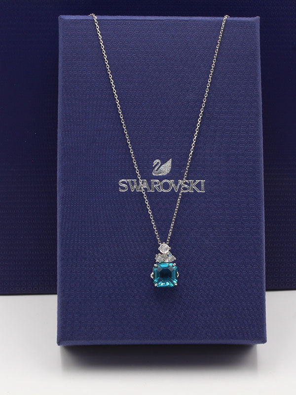 سلسال سواروفسكي بلو سكوير سلسال Swarovski