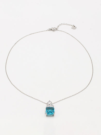سلسال سواروفسكي بلو سكوير سلسال Swarovski
