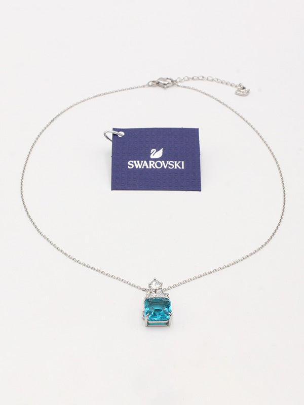سلسال سواروفسكي بلو سكوير سلسال Swarovski