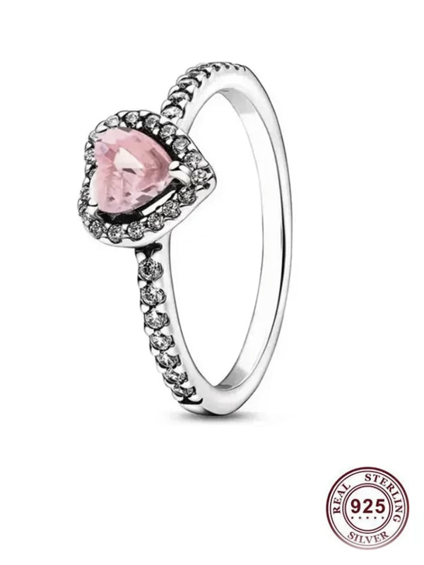 خاتم باندورا Pandora خواتم pandora وردي فضي 5