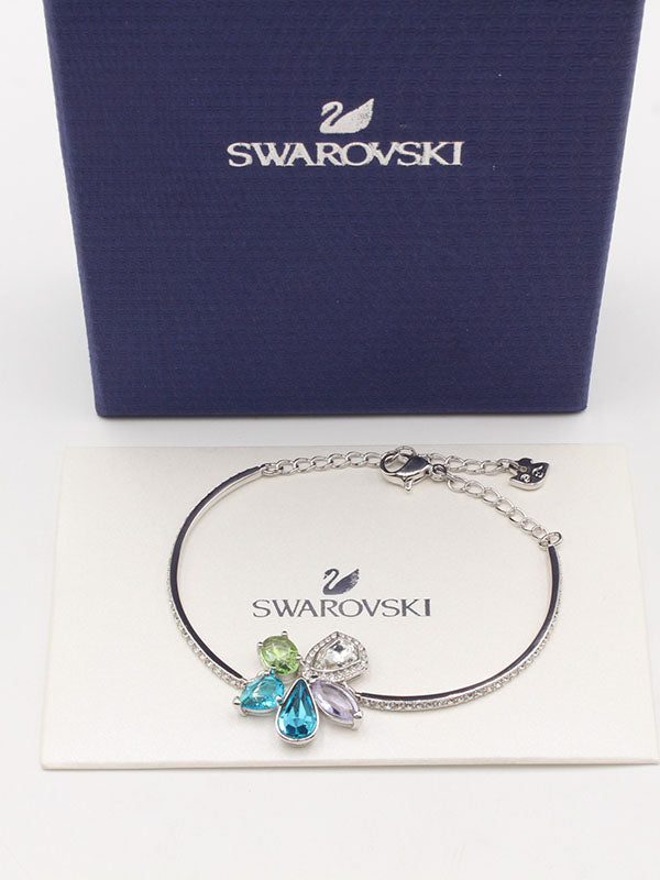 اساور سواروفسكي فراشة بلو ستونز اسواره Swarovski