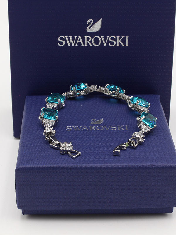 اساور سواروفسكي بيق بلو سكوير ستونز اسواره Swarovski