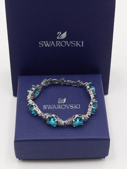 اساور سواروفسكي بيق بلو سكوير ستونز اسواره Swarovski