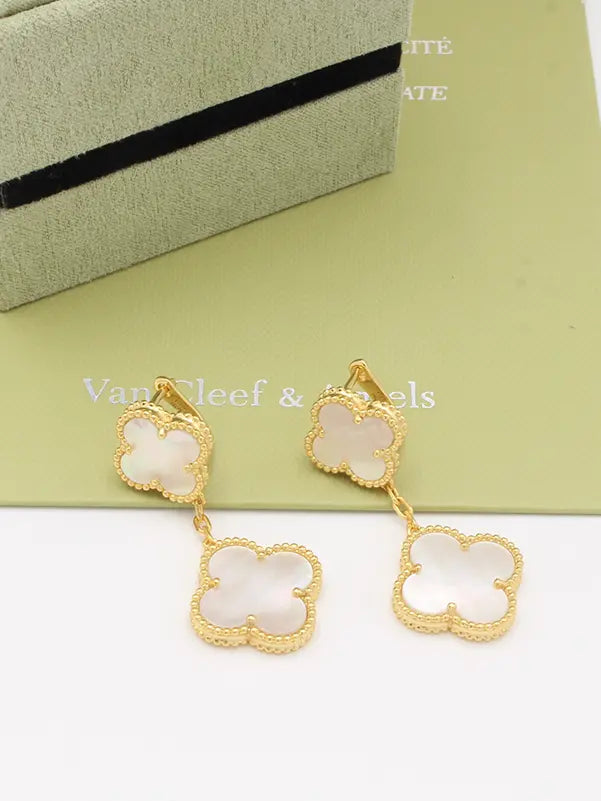 حلق فان كليف وردتين ماستـر حلق van cleef