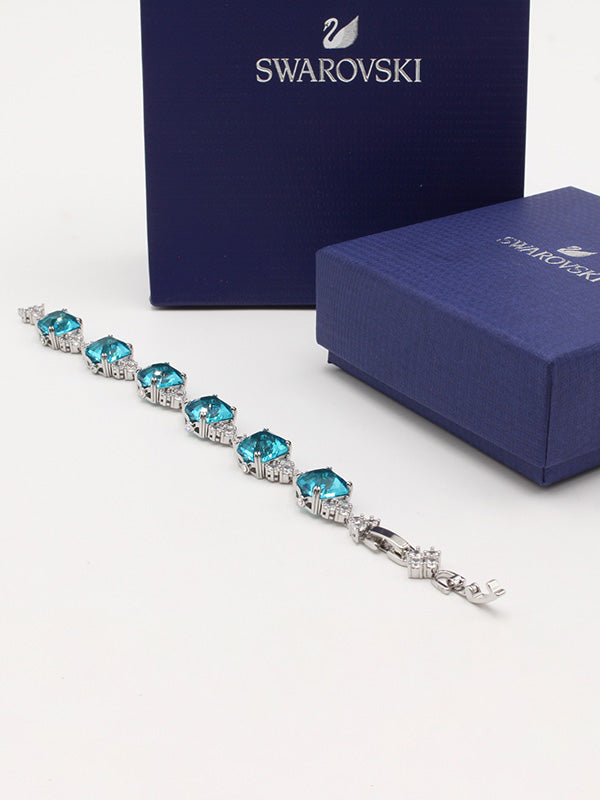 اساور سواروفسكي بيق بلو سكوير ستونز اسواره Swarovski