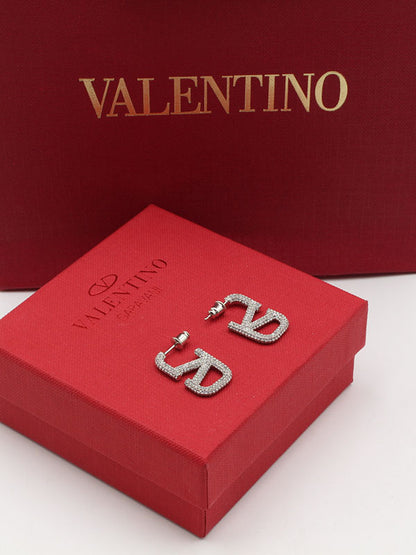 حلق فالنتينو كرستال وسط حلق VALENTINO