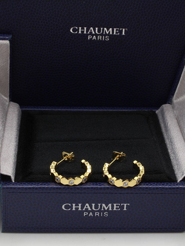 حلق شومية زركون كيرف لوقو حلق chaumet