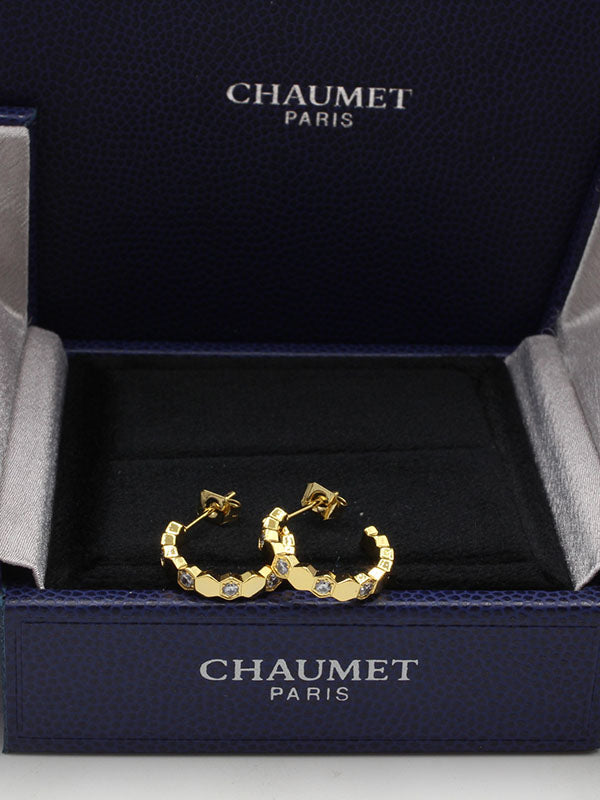 حلق شومية زركون كيرف لوقو حلق chaumet